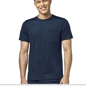 NWT TALL BROKEN IN POCKET CREWNECK TEE NAVY BLUE SIZE LARGE TALL